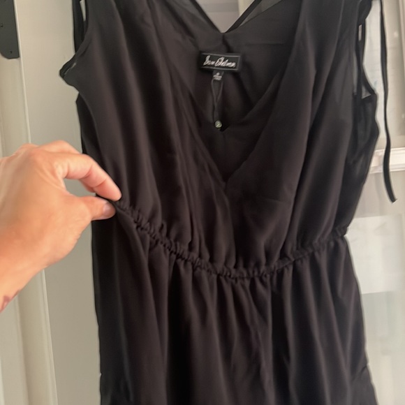 NWT Sam Elderman LBD , sheer layers, elastic waist Dress- adorable and on sale - Picture 11 of 15